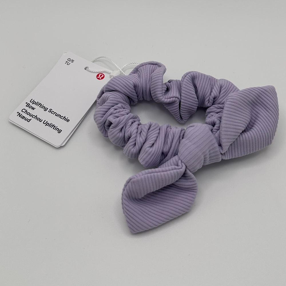 Lululemon Uplifting Scrunchie Bow (Lilac Ether) *Sold Out